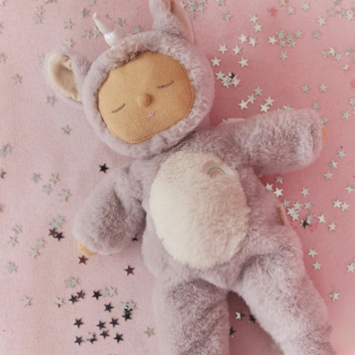 Olli Ella / Cozy Dinkum Doll / Unicorn / Sweetpea - Lilac