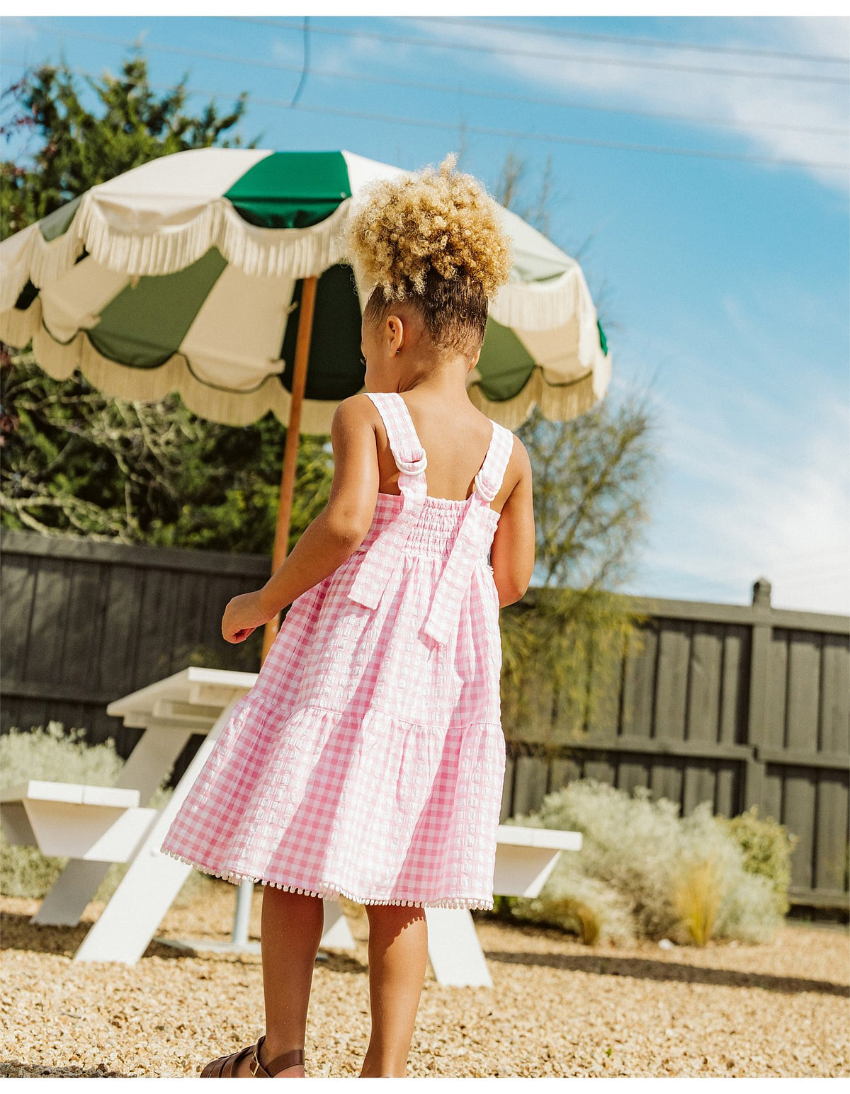 Bebe By Minihaha / Pink Gingham Sundress