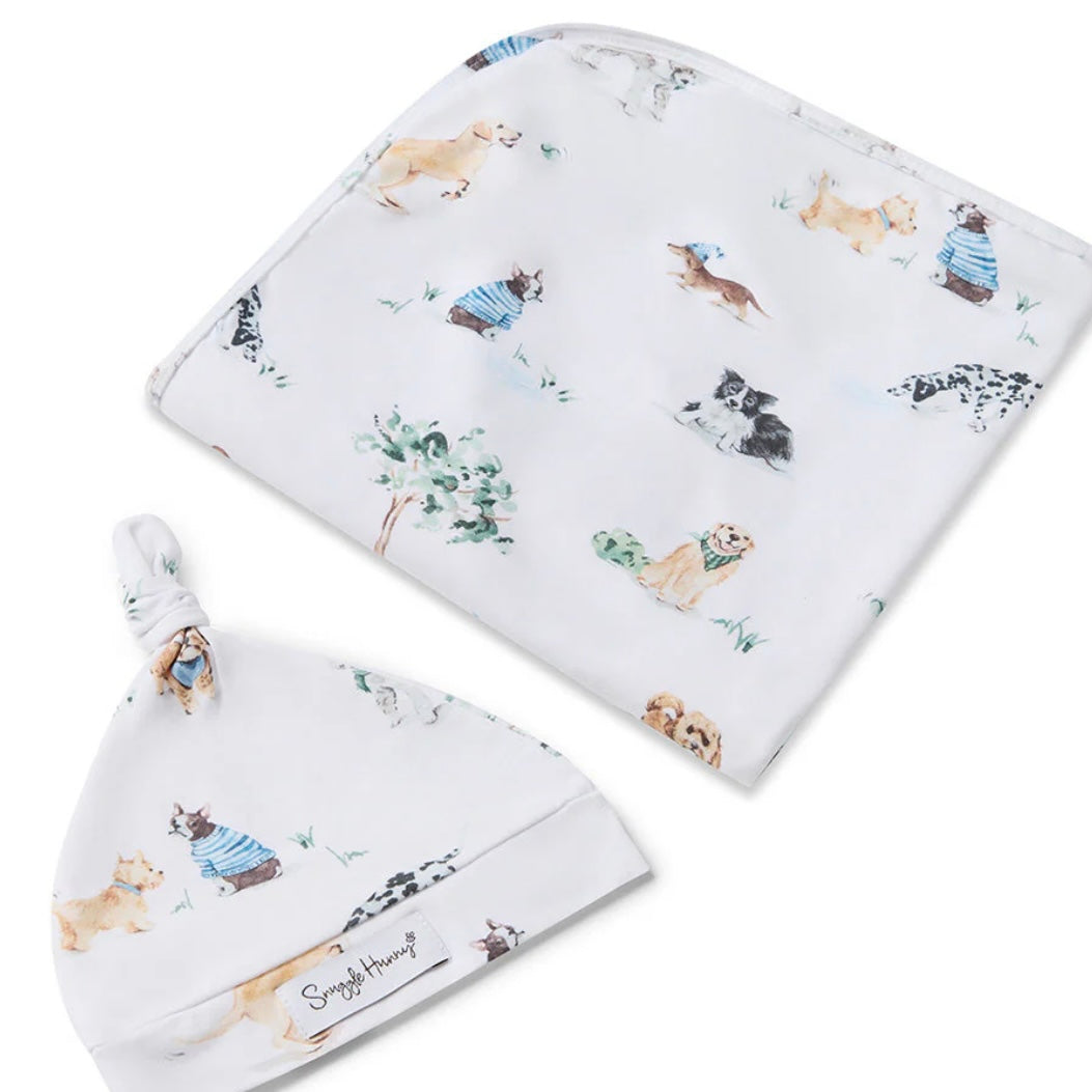 Snuggle Hunny / Jersey Wrap Set - Dog Park