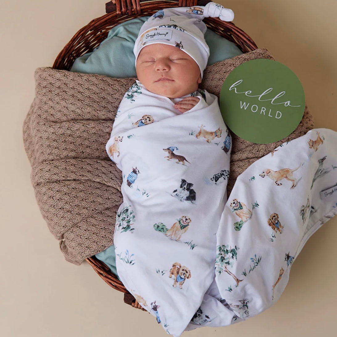 Snuggle Hunny / Jersey Wrap Set - Dog Park