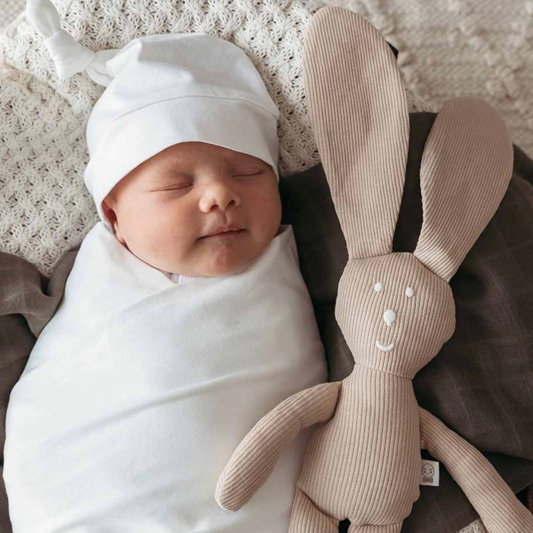 Snuggle Hunny / Jersey Wrap Set - Milk