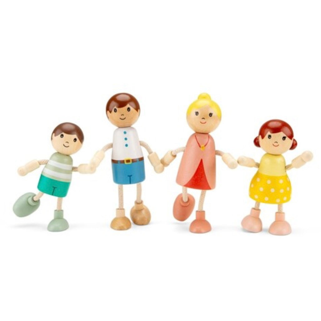 New Classic Toys / Wooden Doll Family