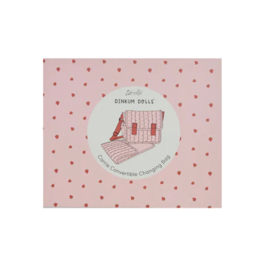 Olli Ella / Carrie Convertible Changing Bag - Strawberry