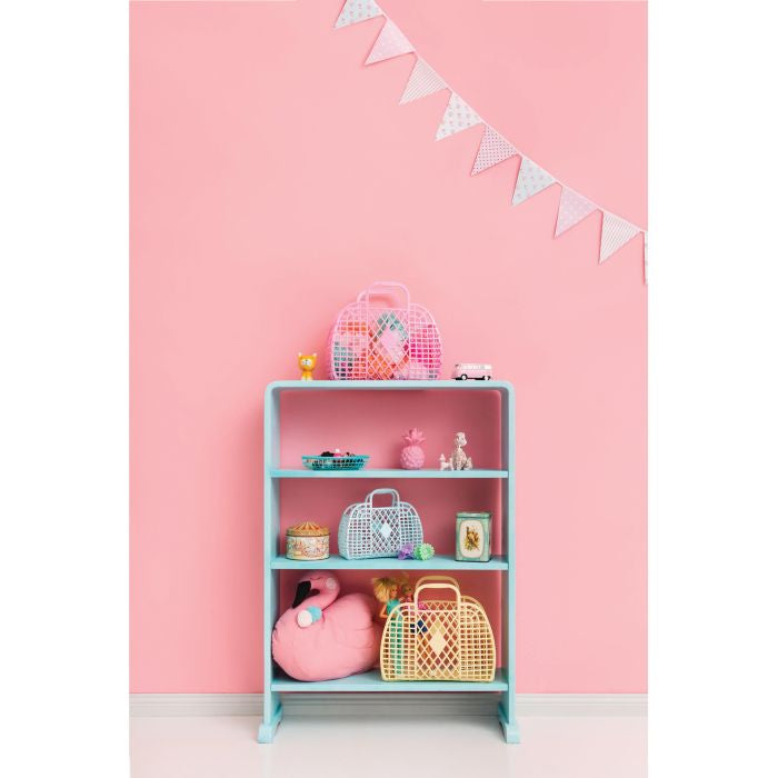 Sun Jellies Retro Basket Pink Small