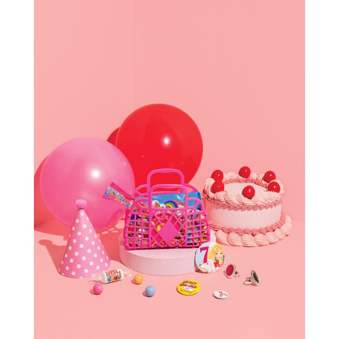 Sun Jellies Retro Basket Berry Pink