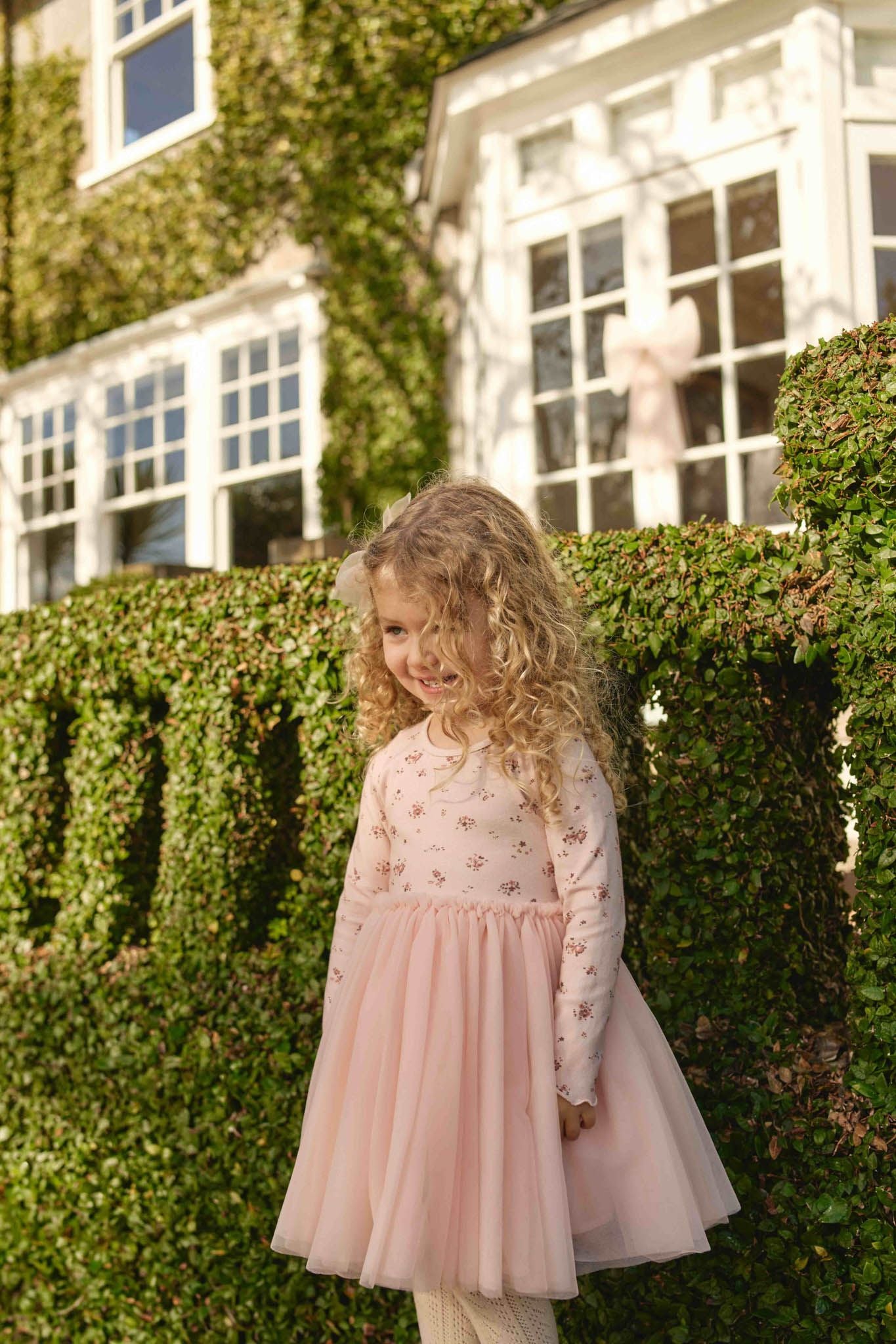 Jamie Kay / Anna Tulle Dress - Petite Fleur Soft Peony