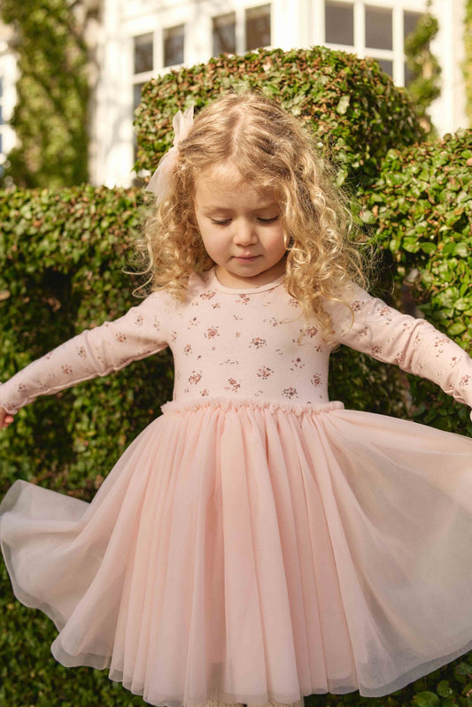 Jamie Kay / Anna Tulle Dress - Petite Fleur Soft Peony