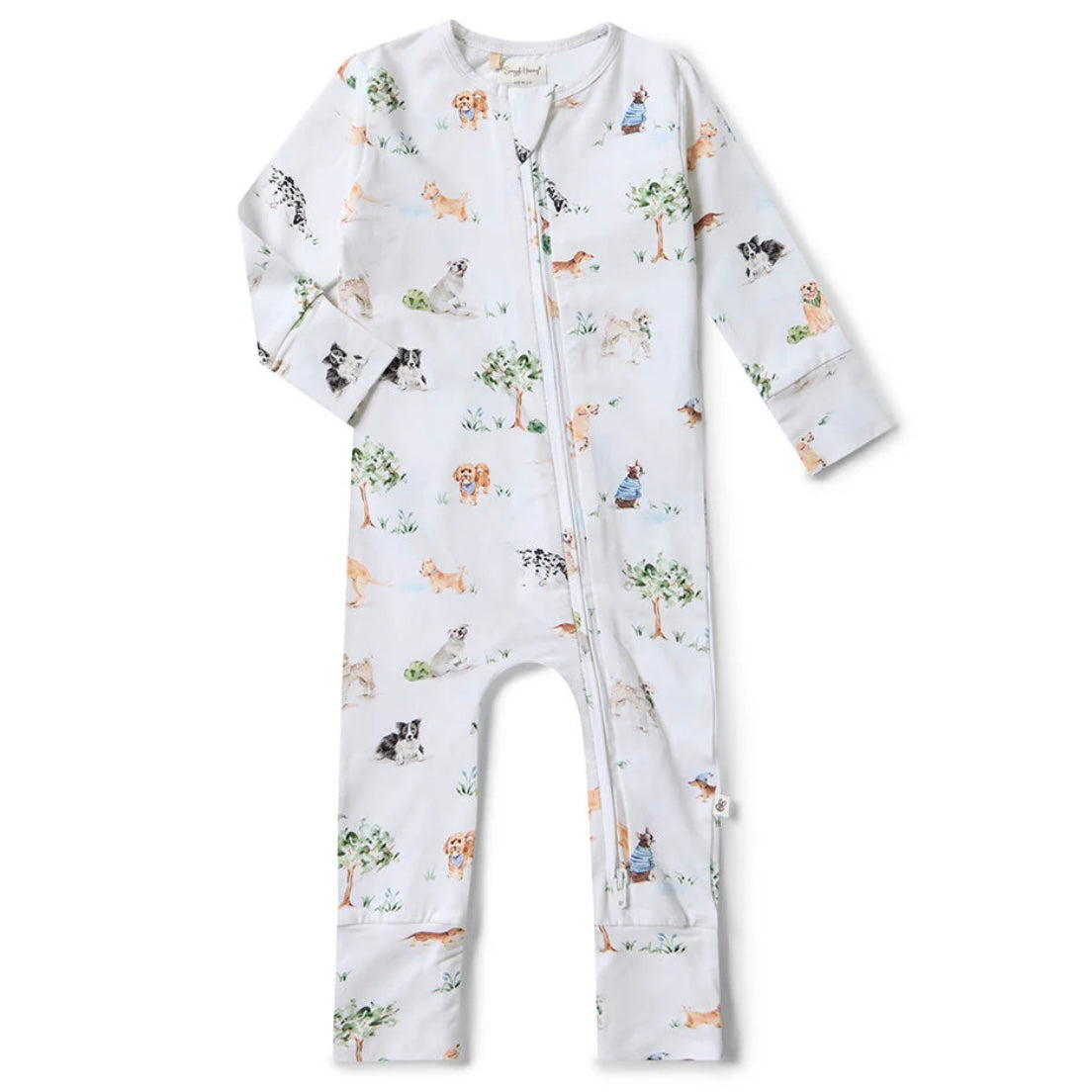 Snuggle Hunny / Snugglesuit Convertible Romper - Dog Park