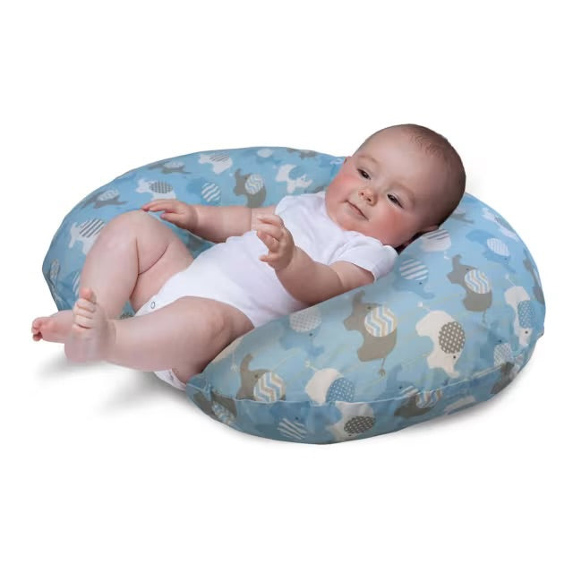 Chicco / Boppy Pillow - Blue Elephants