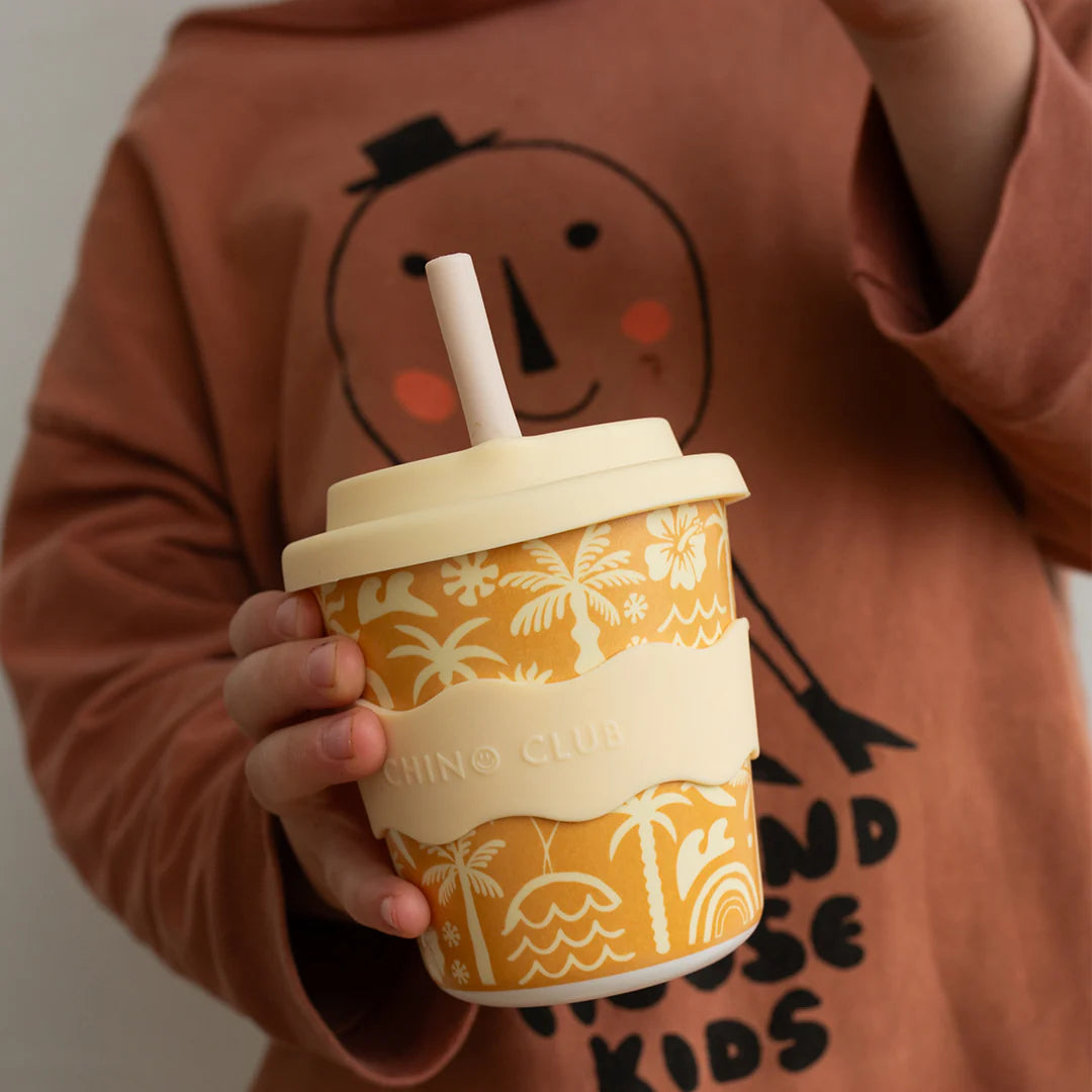 Chino Club / Kids Keep Cup 240ml - Moana Mustard