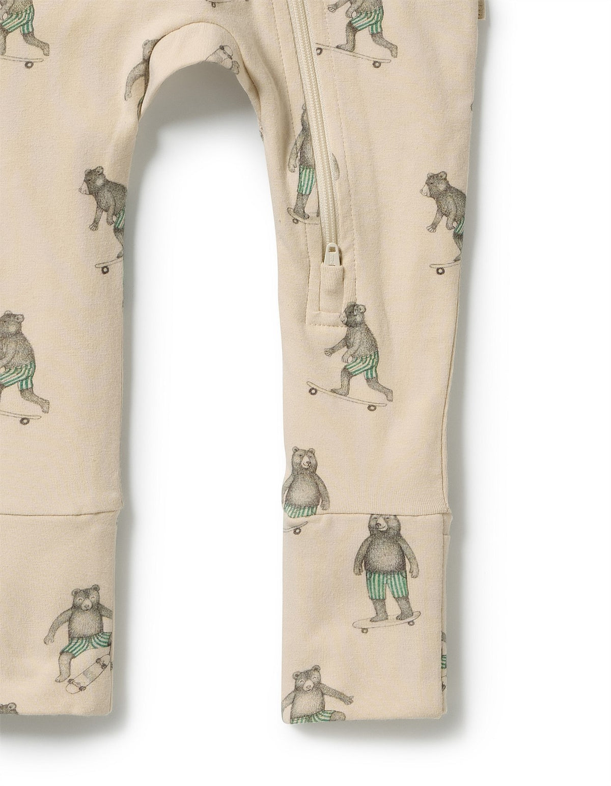 Wilson & Frenchy / Skater Club Organic Zipsuit with Feet