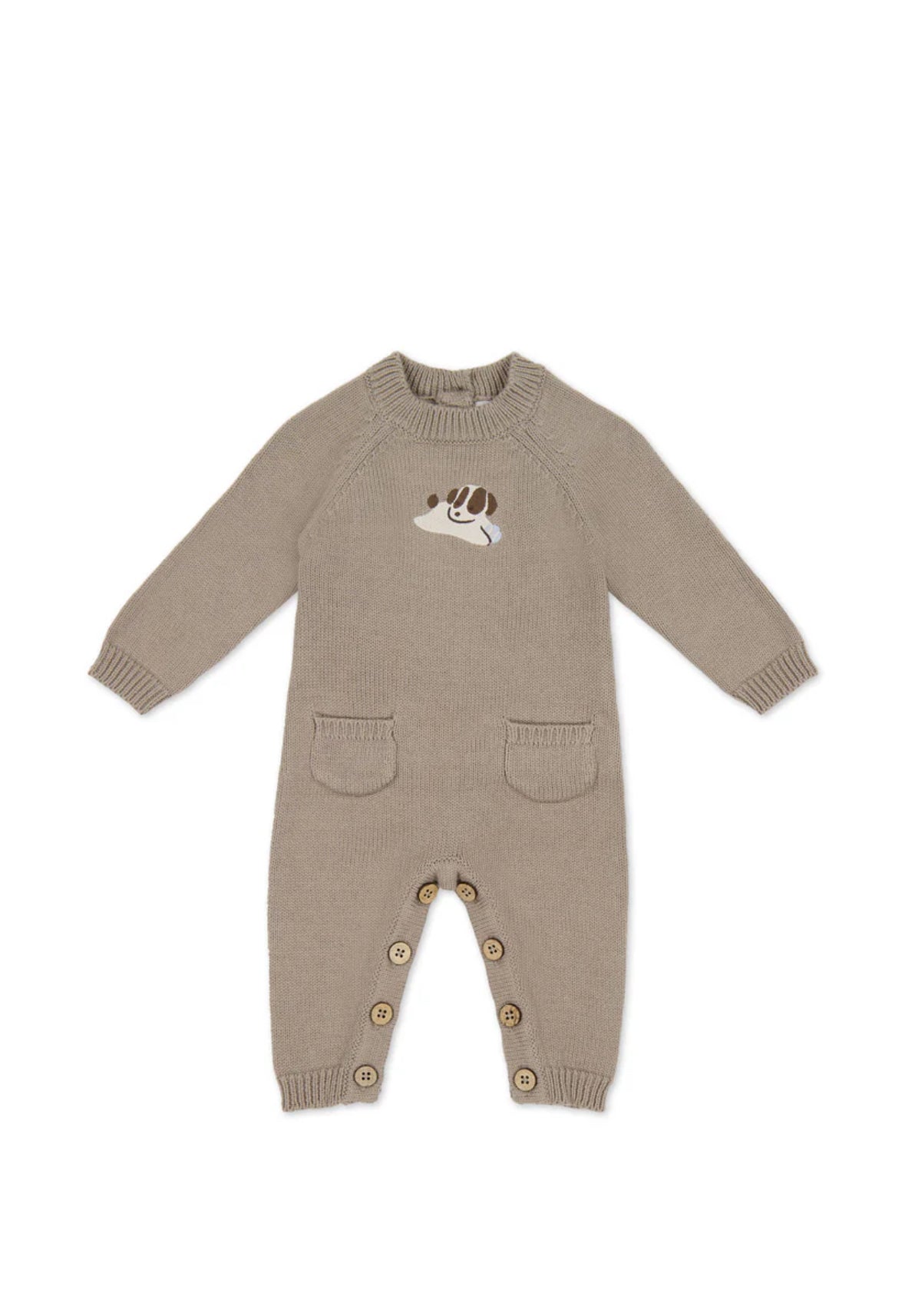 Jamie Kay / Theo Knit Onepiece - Tweed Sasha Puppy