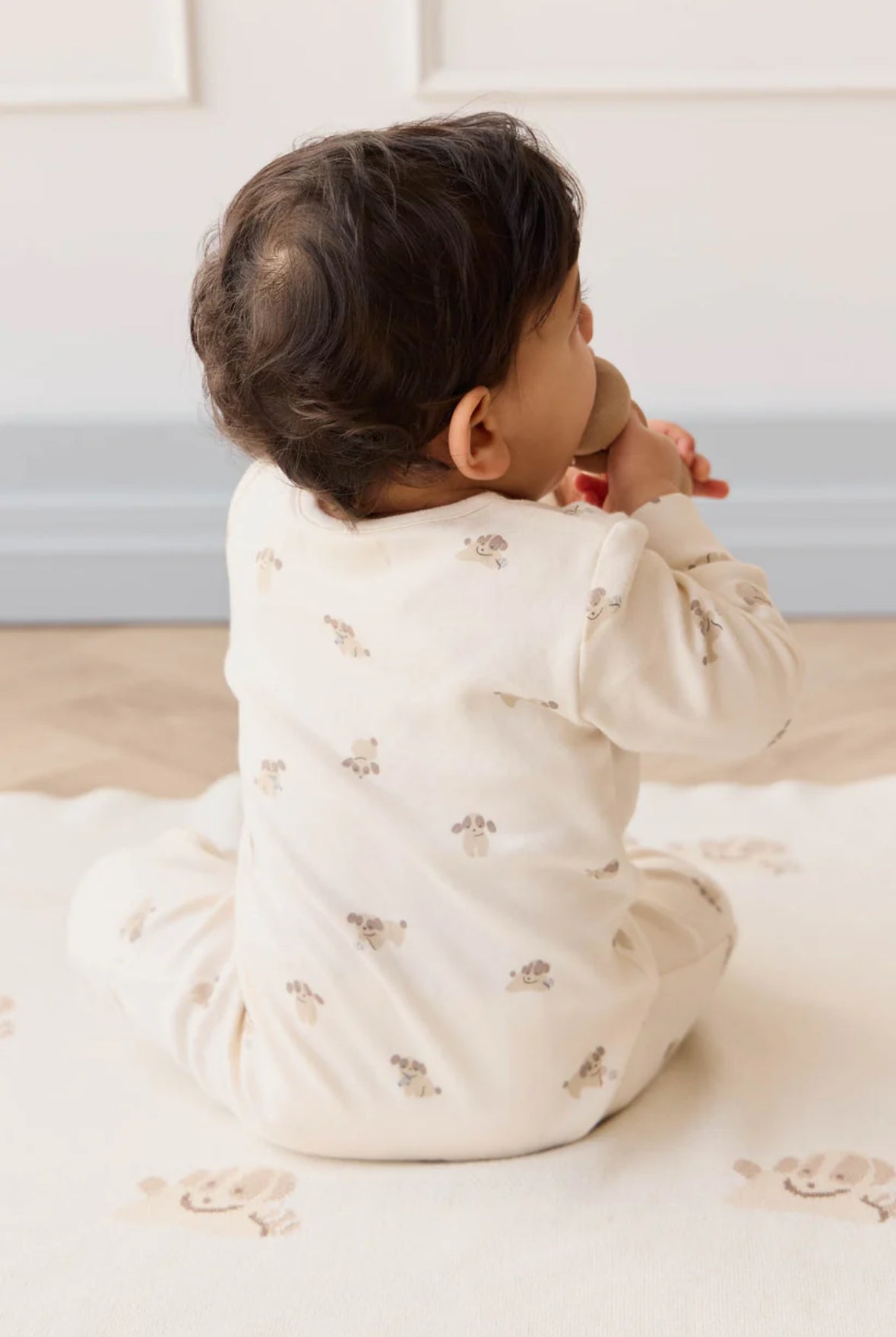 Jamie Kay / Reese Zip Onepiece - Sasha Puppy Tofu