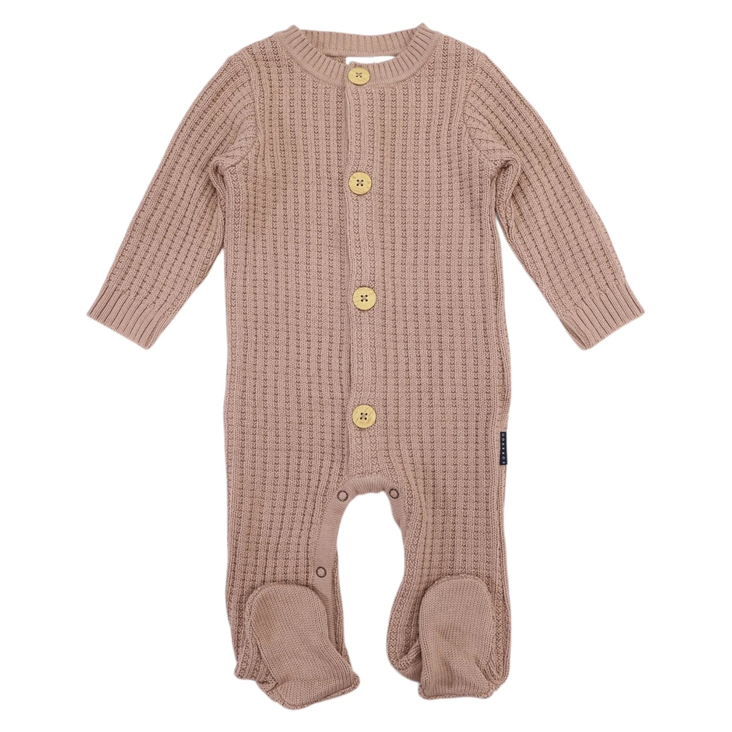 Korango / Knit Onesie - Chestnut