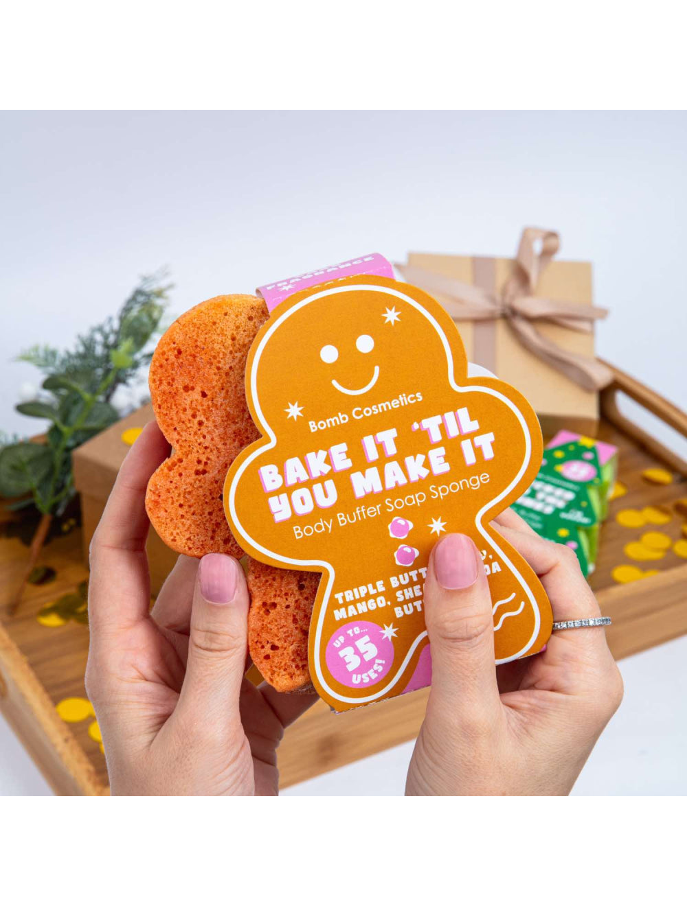 Bomb Cosmetics / Body Buffer Soap Sponge - Bake It Til You Make It