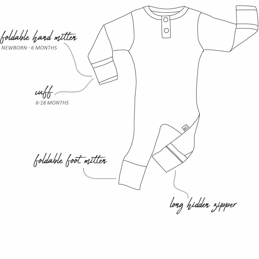 Snuggle Hunny / Growsuit - Sage