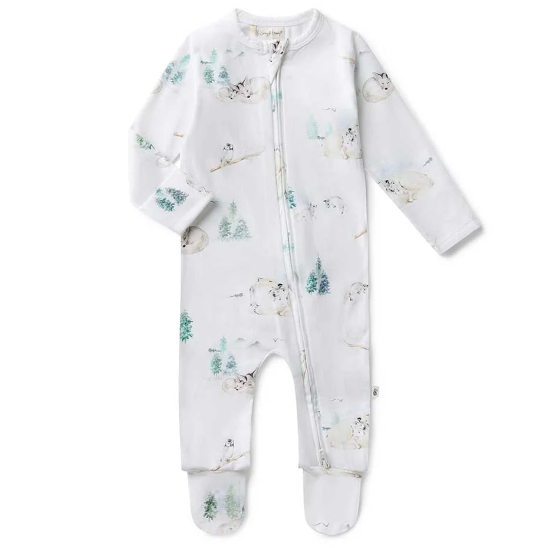 Snuggle Hunny / Zip Footie - Artic