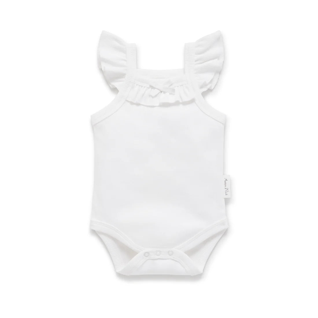 Aster & Oak / White / Rib Singlet Onesie
