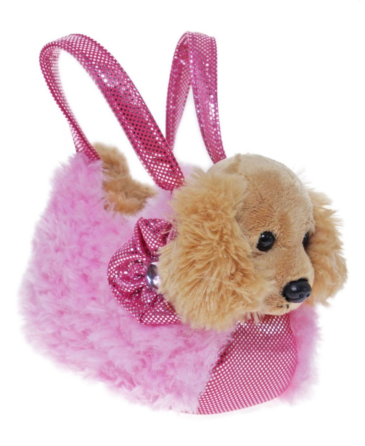 Fancy Pals / Cocker Spaniel in Pink Fluffy Bag