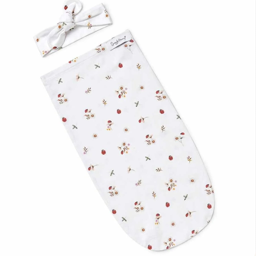 Snuggle Hunny / Snuggle Swaddle Set - Ladybug