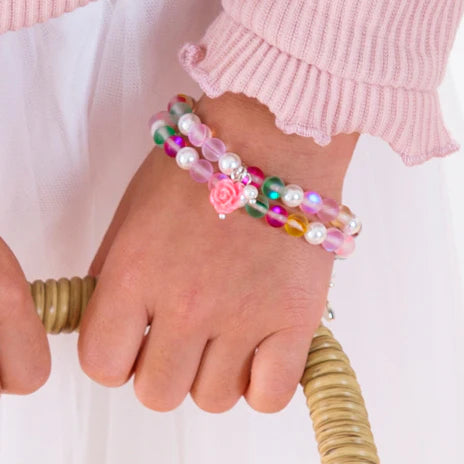 Lauren Hinkley / Petite Fleur Rose Elastic Bracelet