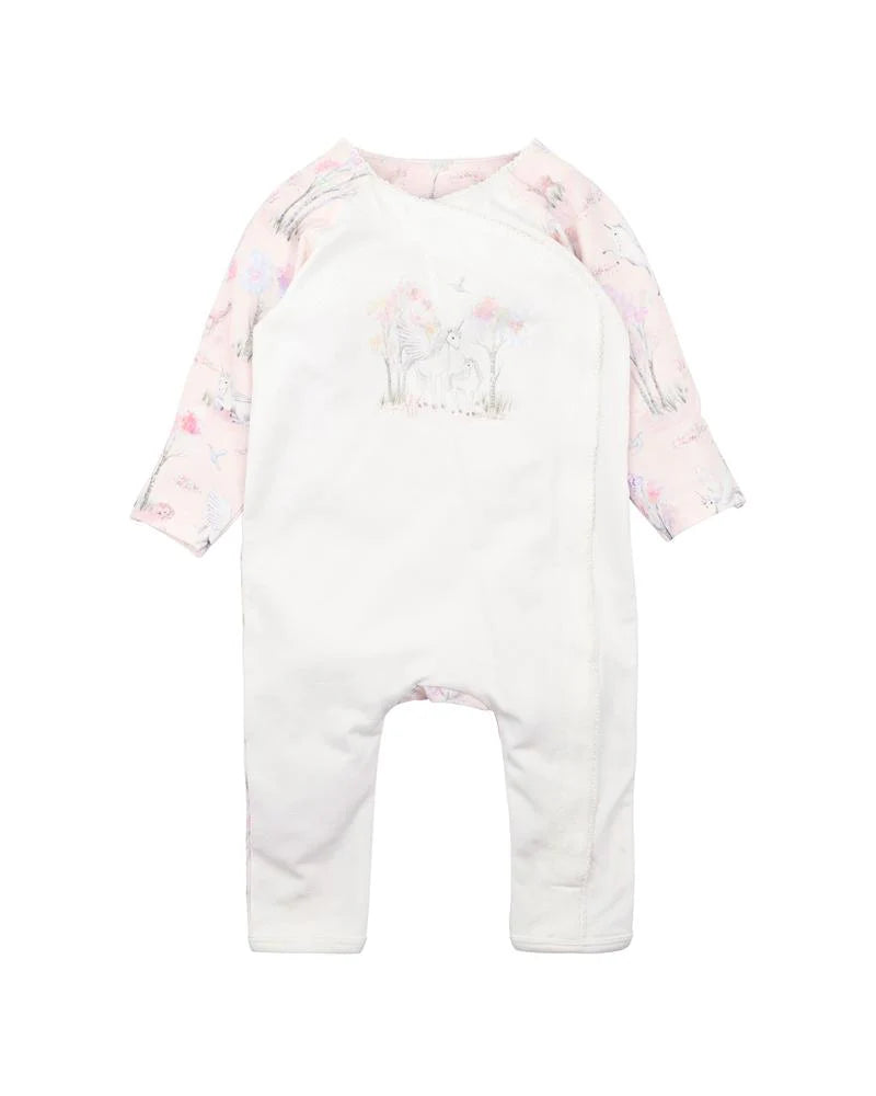 Bebe By Minihaha / Florence Print LS Wrap Romper
