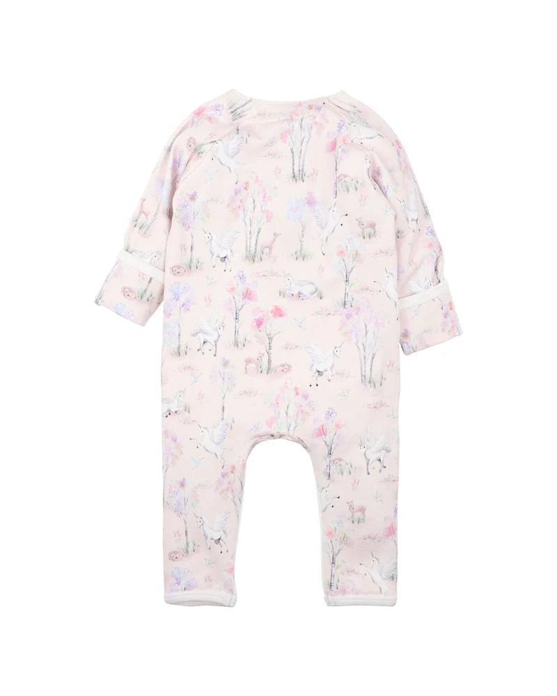 Bebe By Minihaha / Florence Print LS Wrap Romper