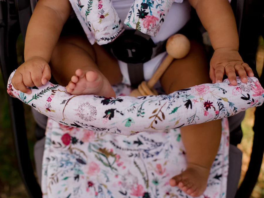 Bambella Designs / Pram Bar Covers - Wildflowers