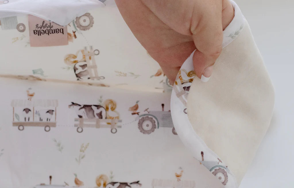 Bambella Designs / Waterproof Travel Change Mat - Oakwood Farm