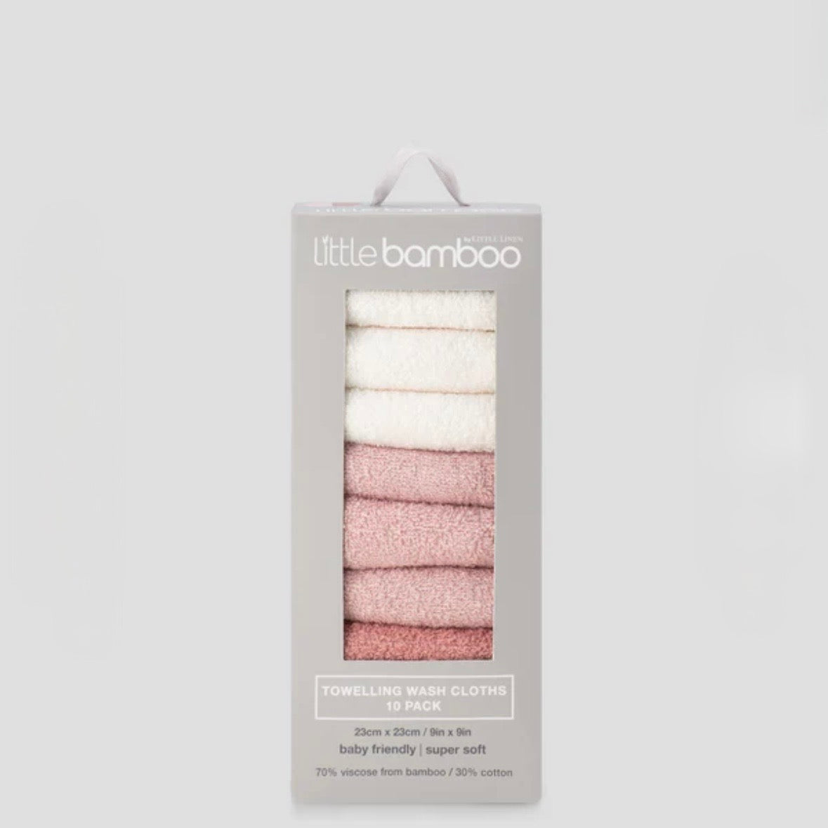 Little Bamboo / Towelling Washer 10pk