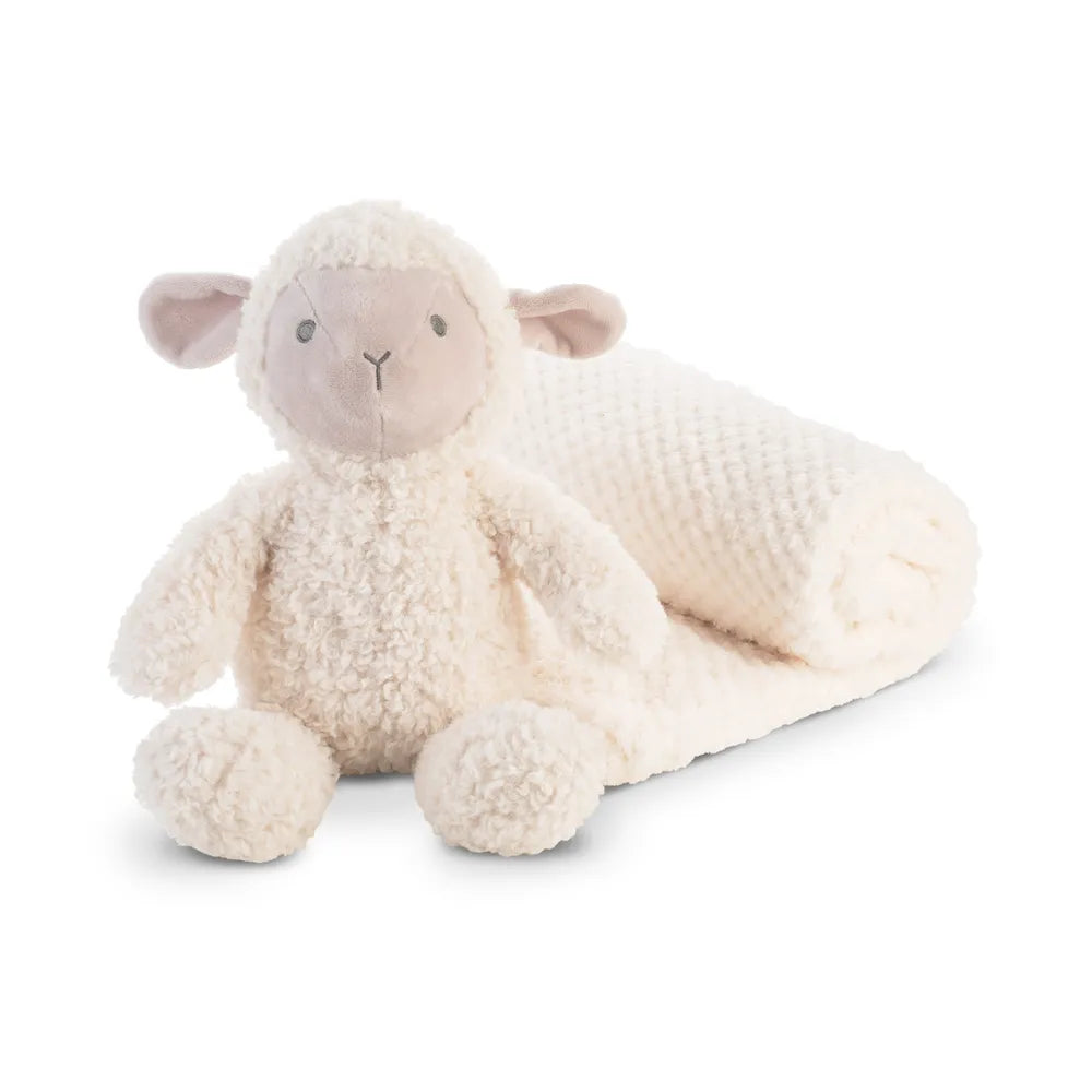 The Little Linen Company / Plush Toy & Blanket - Farmyard Lamb