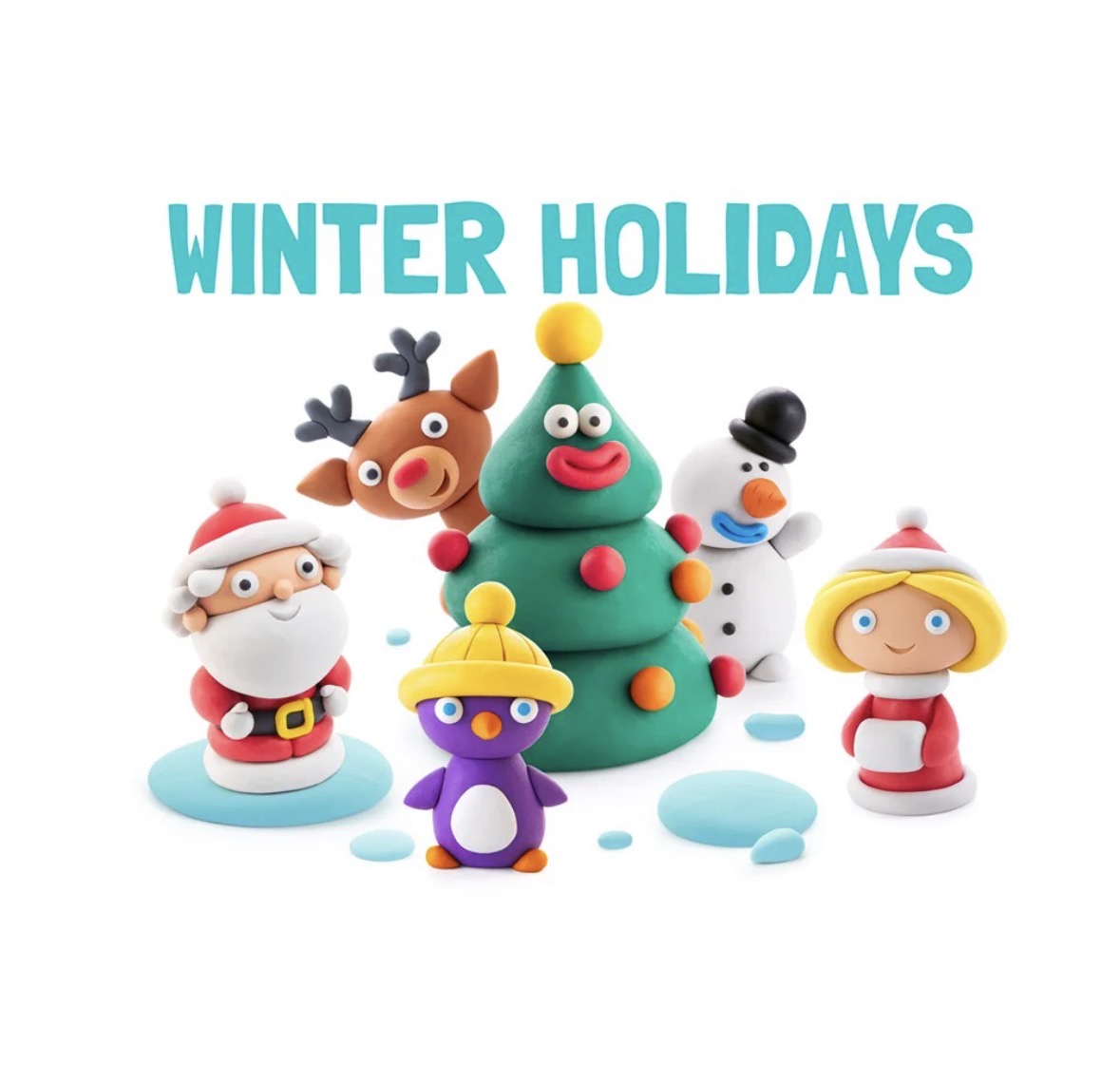 Hey Clay / Winter Holiday Large Set 15 Cans