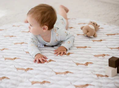 Bambella Designs / Waterproof Padded Play Mat - Dachshund Days