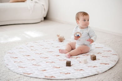 Bambella Designs / Waterproof Padded Play Mat - Dachshund Days