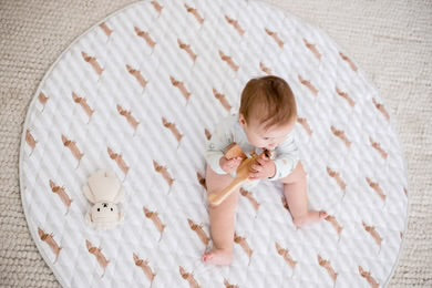 Bambella Designs / Waterproof Padded Play Mat - Dachshund Days