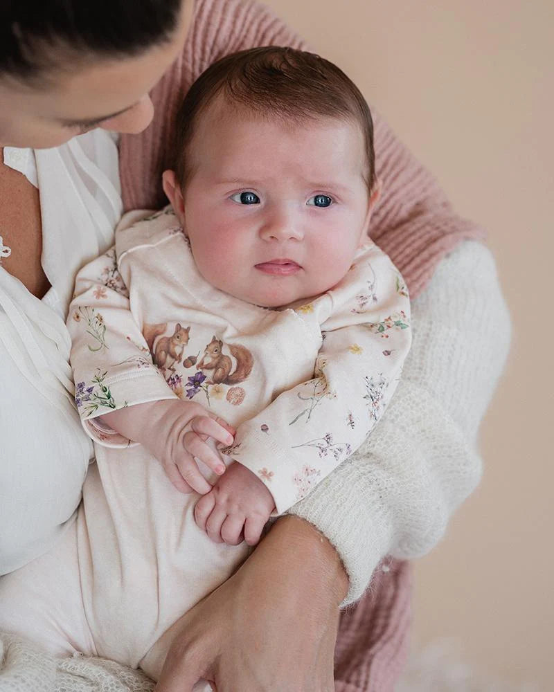 Bebe By Minihaha / Nancy LS Wrap Onesie