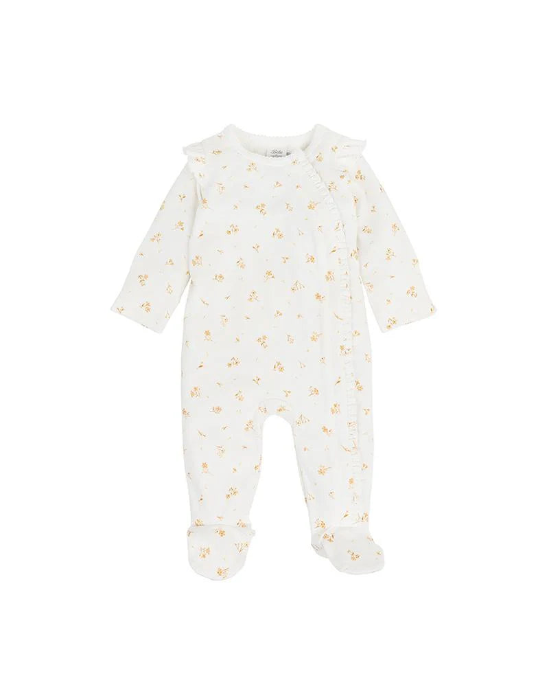 Bebe By Minihaha / Bailey Floral LS Zip Onesie