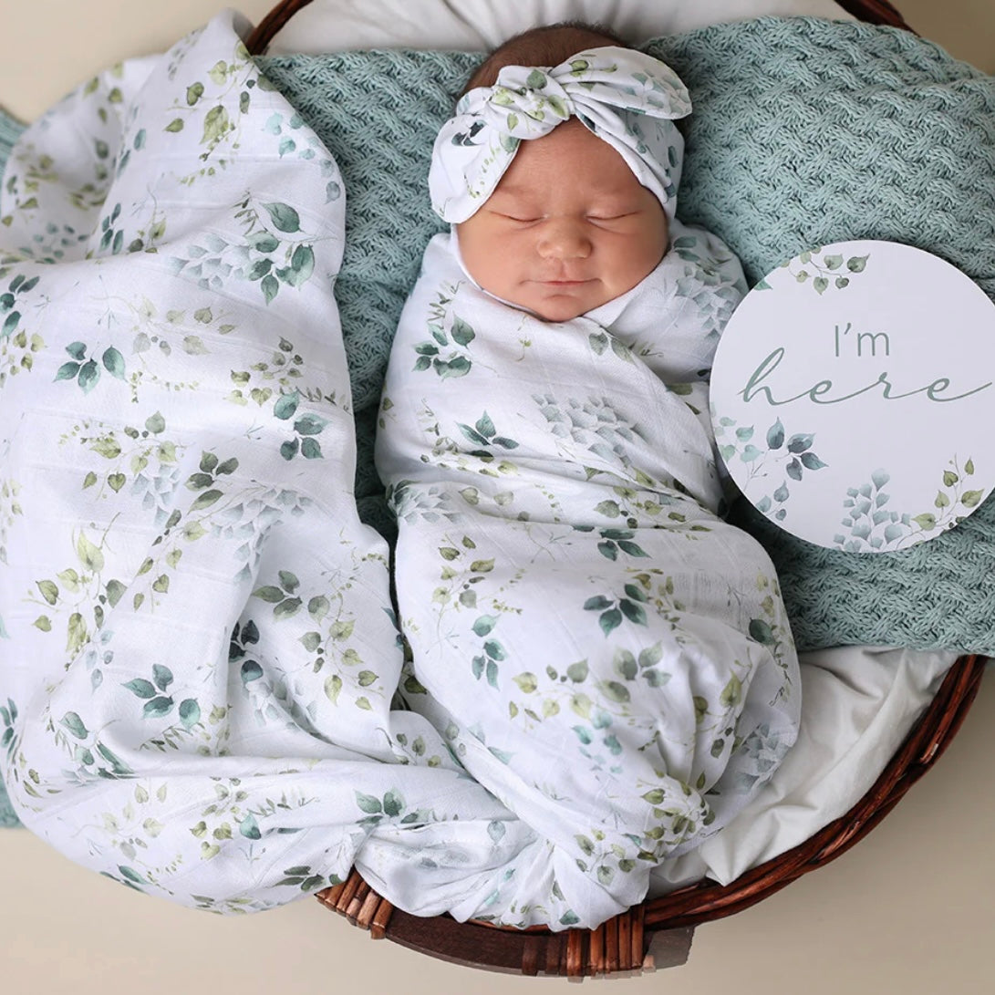 Snuggle Hunny / Muslin Wrap - Eden