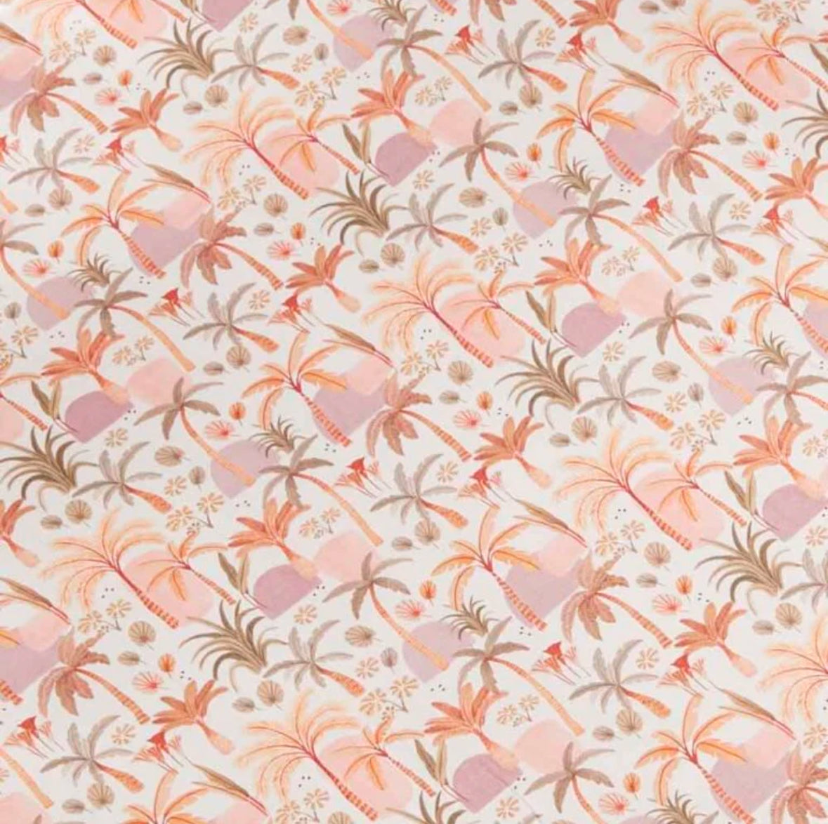 Snuggle Hunny / Fitted Bassinet Sheet - Palm Springs