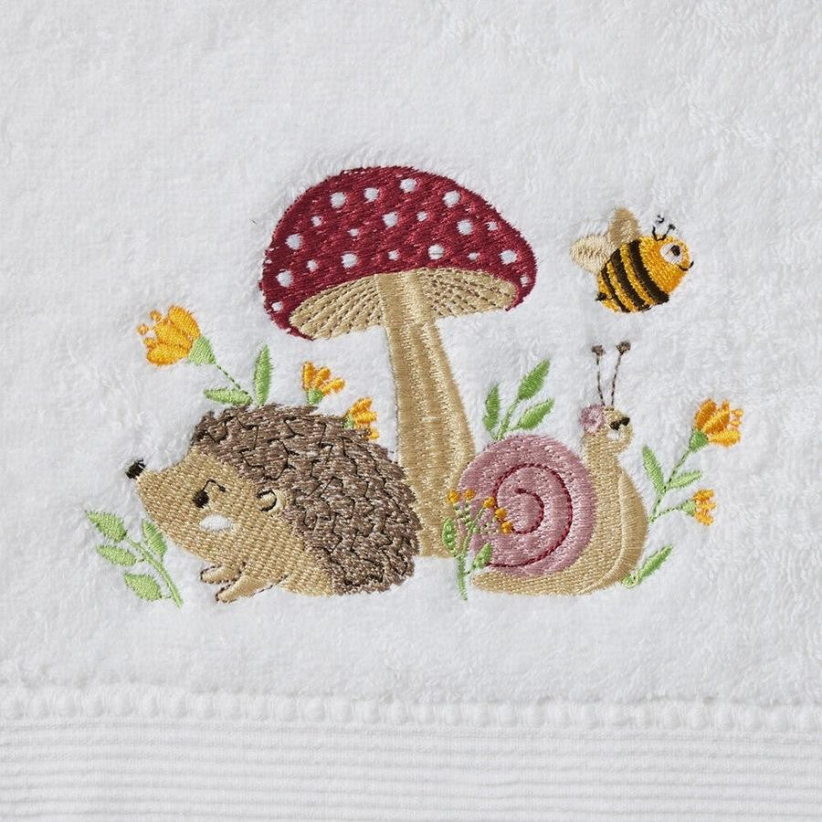 Jiggle & Giggle / Mushroom Meadow Bath Towel & Face Washer Set