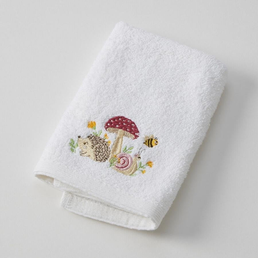 Jiggle & Giggle / Mushroom Meadow Bath Towel & Face Washer Set