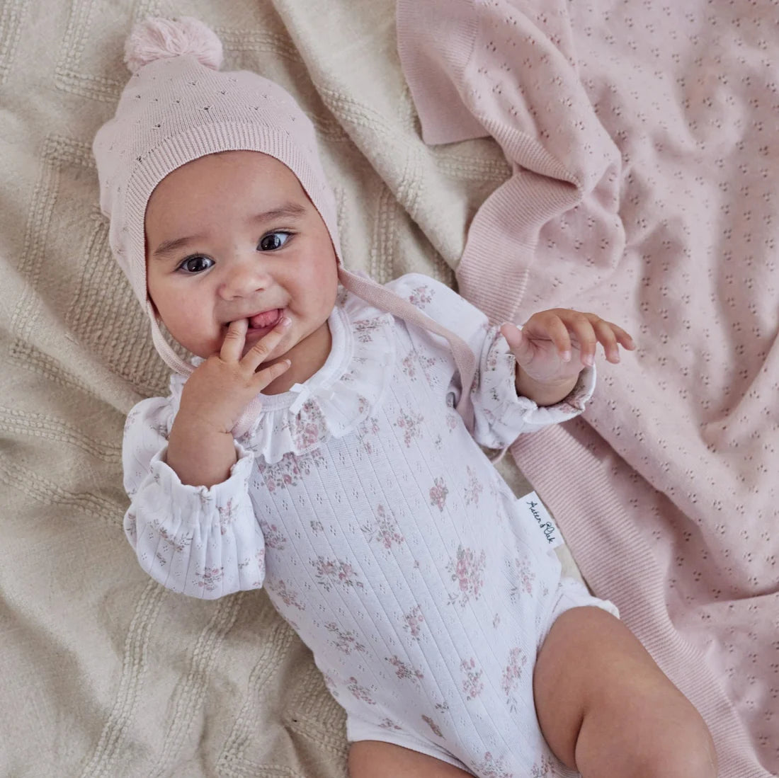 Aster & Oak / Posie Floral / Flutter Onesie
