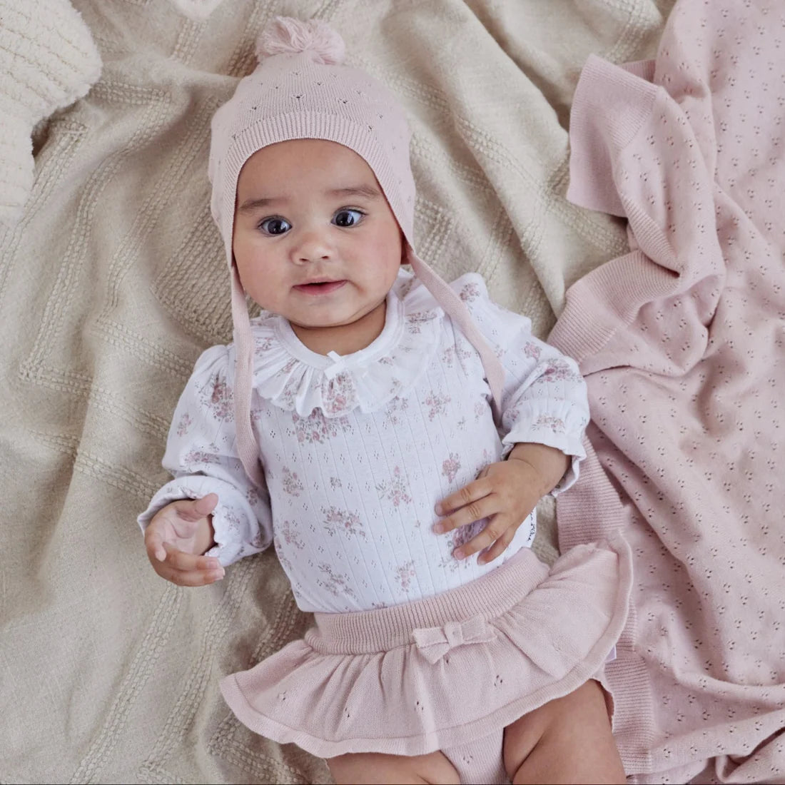 Aster & Oak / Posie Floral / Flutter Onesie
