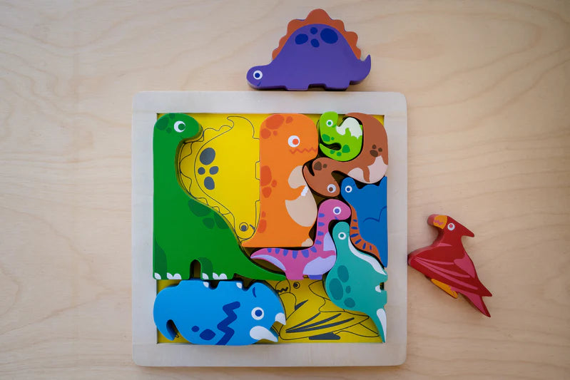 Kiddie Connect / Dinosaur Chunky Puzzle