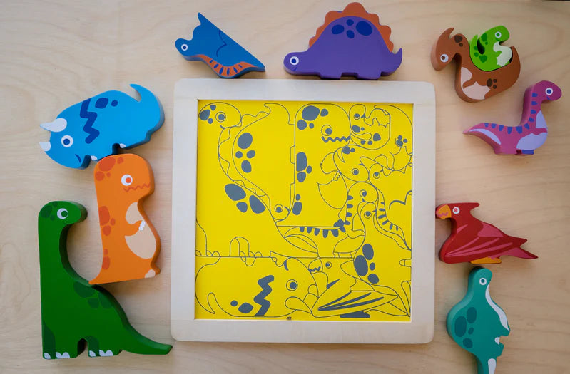 Kiddie Connect / Dinosaur Chunky Puzzle