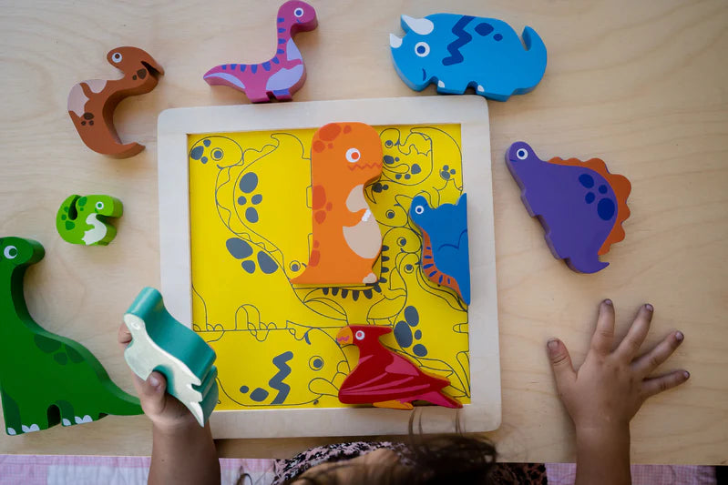 Kiddie Connect / Dinosaur Chunky Puzzle