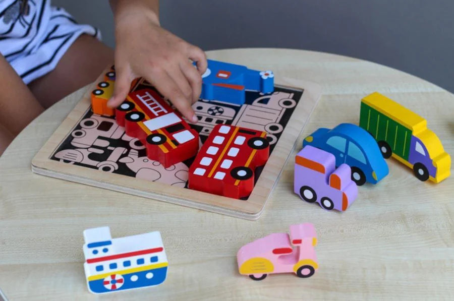 Kiddie Connect / Vehicles Chunky Puzzle