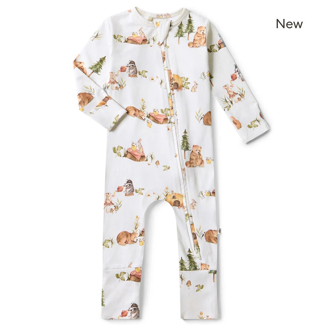 Snuggle Hunny / Snugglesuit Convertible Romper - Bears