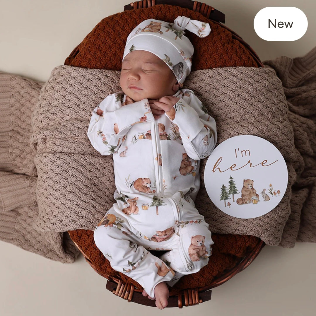 Snuggle Hunny / Snugglesuit Convertible Romper - Bears