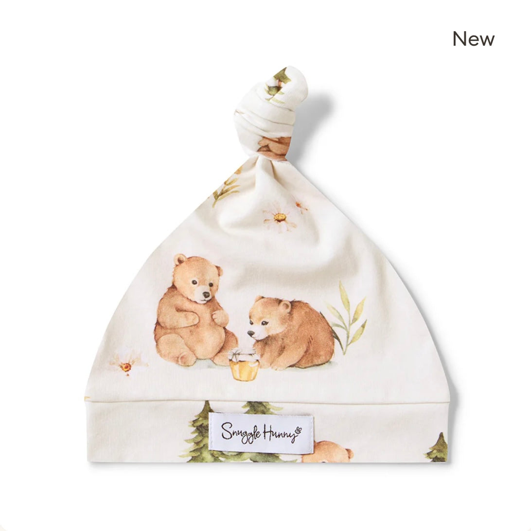 Snuggle Hunny / Knotted Beanie - Bears